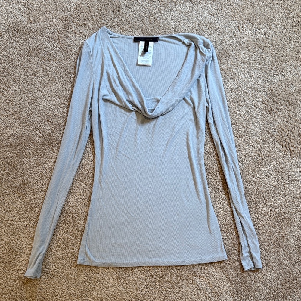 BCBG blue Women's Top